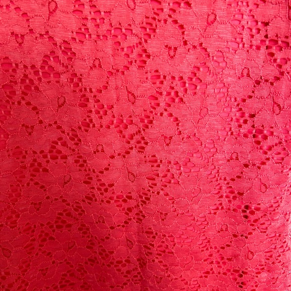 Women’s Medium Orange Lace Dress - Picture 3 of 3